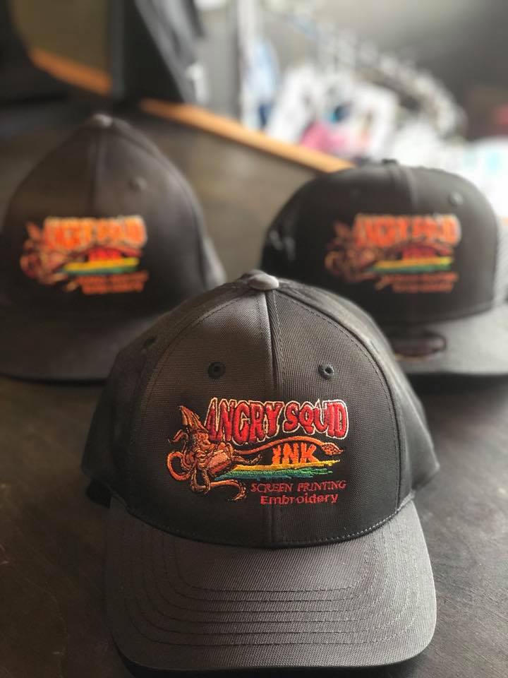 custom screen printed hats